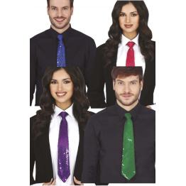 Corbata Lentejuelas de Colores 35 cms