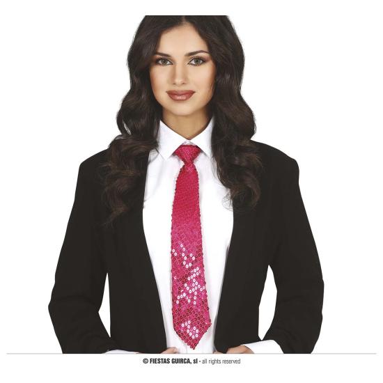 Corbata Lentejuelas de Colores 35 cms