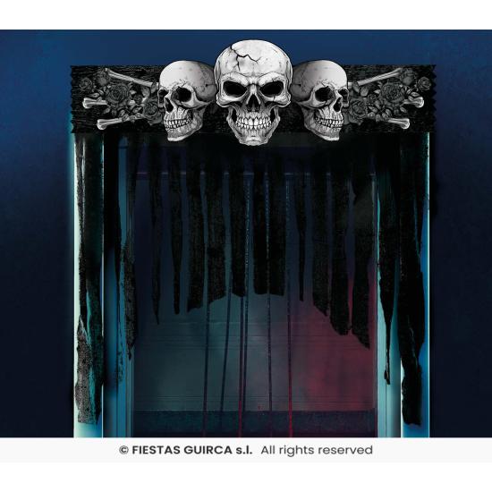 Cortina Decorativa Halloween 90x90 cm