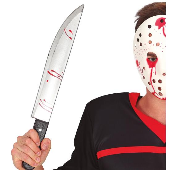 Cuchillo con sangre, 50 cms.