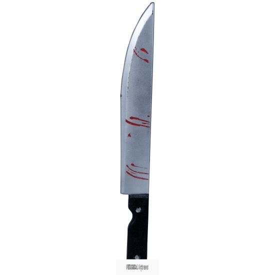 Cuchillo con sangre, 50 cms.
