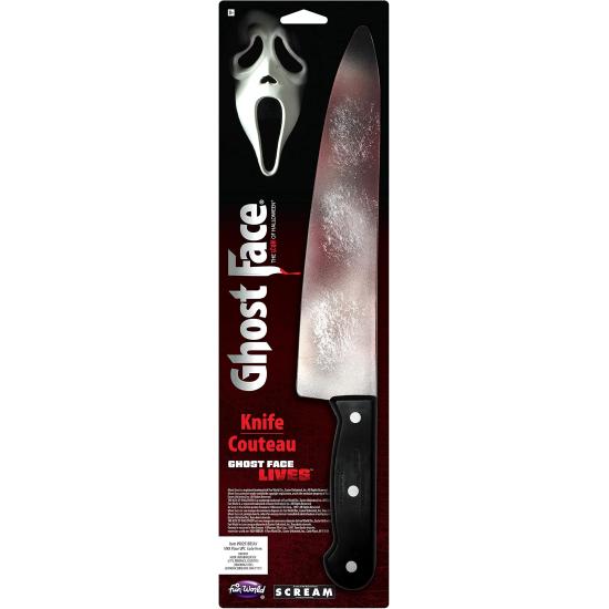 Cuchillo Oficial Ghost Face – Accesorio Clásico del Terror Cuchillo Oficial Ghost Face – Accesorio Clásico del Terror