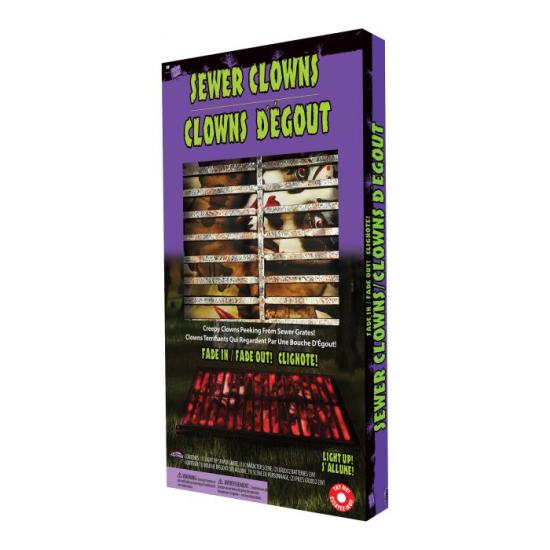 Desagüe  alcantarillado payaso que aparece y desaparece (61×30,5x6cm)