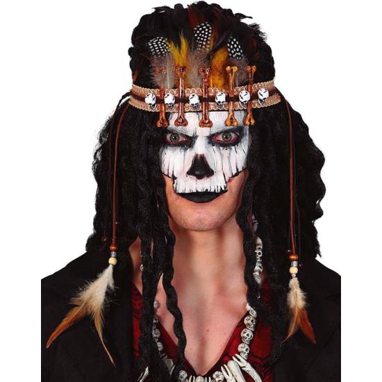 Diadema Voodoo con Plumas