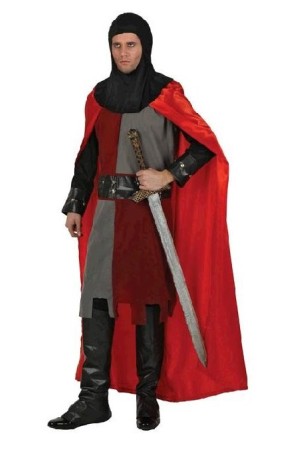 Disfraz  Caballero Medieval Rojo para Adulto
