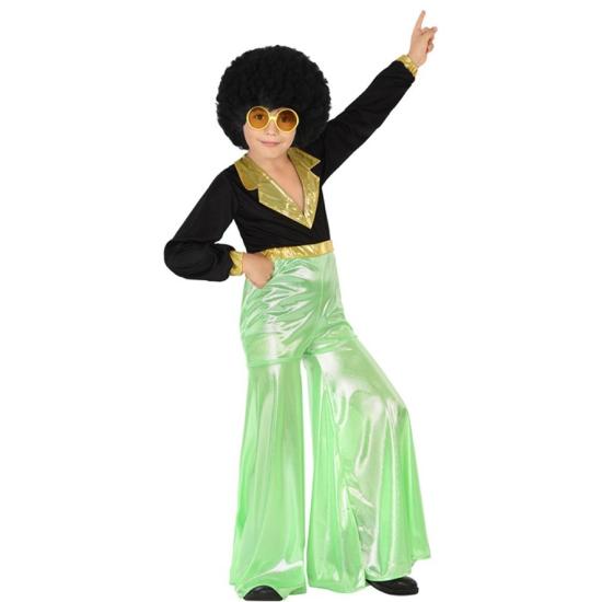 Disfraz  de Disco Verde Niño