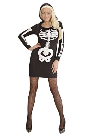 Disfraz  Halloween Esqueleto Glamour adulta