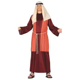 Disfraz Pastor Hebreo rojo para adultos