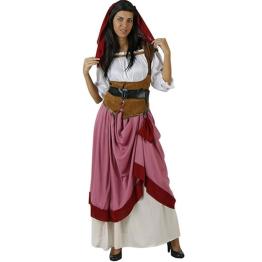 Disfraz  Moza Criada Medieval para Mujer