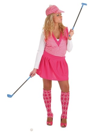 Disfraz  Mujer jugadora de Golf para adulta