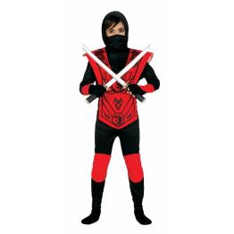 Disfraz  Ninja Rojo Master infantil