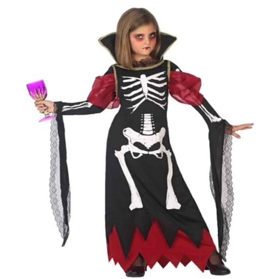 Disfraz  Vampiresa Esqueleto infantil Disfraz  Vampiresa Esqueleto infantil