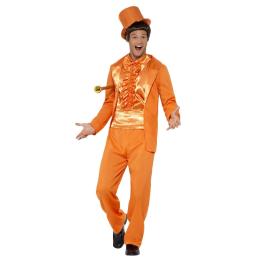 Disfraz 2 Tontos Muy Tontos Naranja para hombre