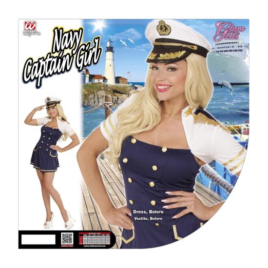 Disfraz Capitán Marina Cañera para mujer