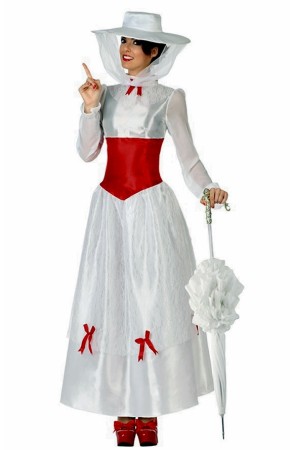 Disfraz adulta mujer Niñera Mary Poppins