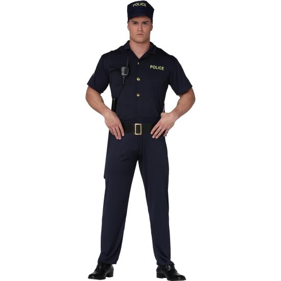 Disfraz agente de policía SWAT hombre: Disfraces adultos,y