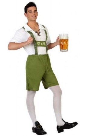 Disfraz Alemán Peto Verde Oktoberfest chico