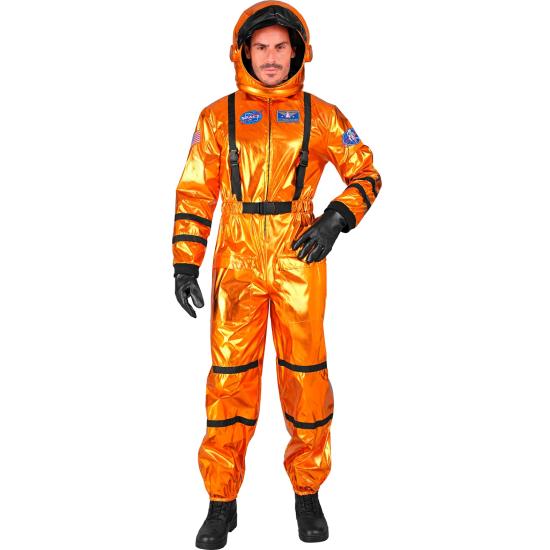 Disfraz Astronauta colonizador para adulto color Naranja Disfraz Astronauta colonizador para adulto color Naranja