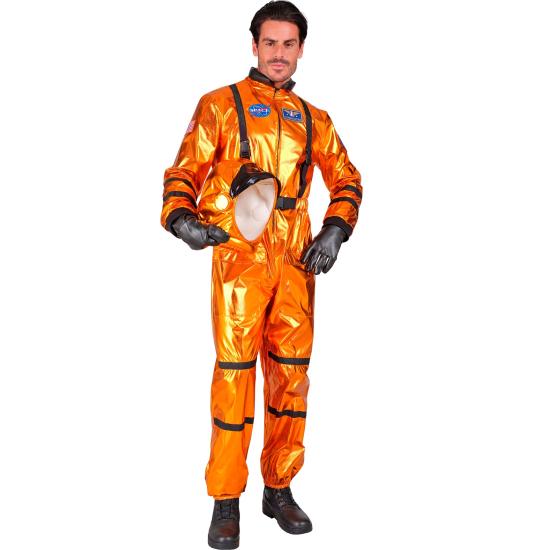 Disfraz Astronauta colonizador para adulto color Naranja Disfraz Astronauta colonizador para adulto color Naranja