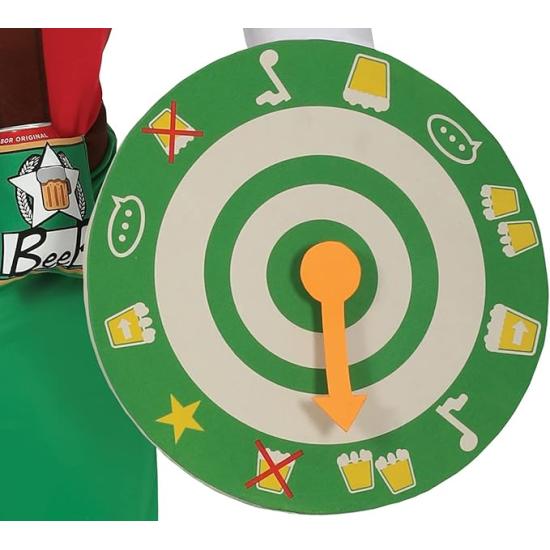 Disfraz Beer Man Verde talla Adulto