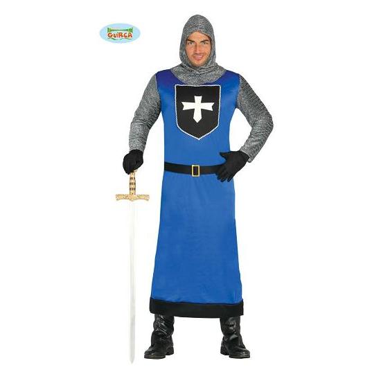 Disfraz de Caballero Medieval Azul para Hombre