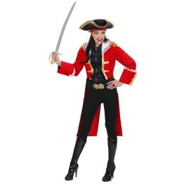 Disfraz Capitana Pirata Red
