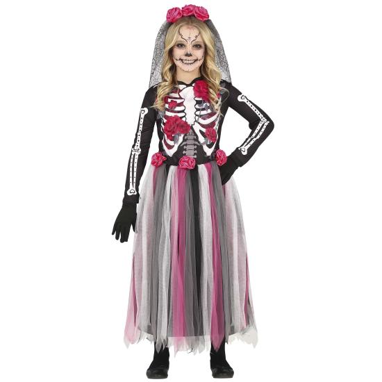 Disfraz Catrina Colores para niñas Disfraz Catrina Colores para niñas