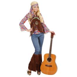 Disfraz Chica Hippie Boom adulta