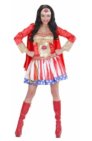 Disfraz Chica Superheroína  América