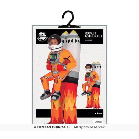 Disfraz Cohete Hinchable adulto