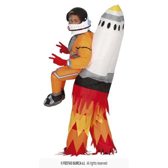 Disfraz Cohete Hinchable adulto