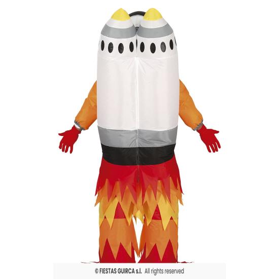 Disfraz Cohete Hinchable adulto