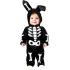 Disfraz Conejo Negro Esqueleto Bebé