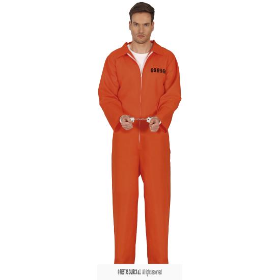 Disfraz Convicto preso para adulto Disfraz Convicto preso para adulto