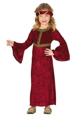 Disfraz Dama Medieval Corte para Niña