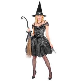Disfraz de Bruja para Mujer (Vestido y Sombrero)