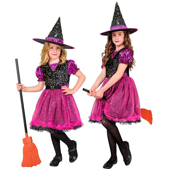 Disfraz de Bruja Rosa talla infantil Disfraz de Bruja Rosa talla infantil