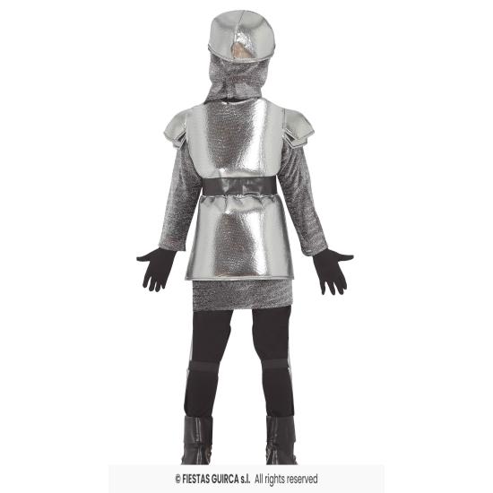 Disfraz de caballero medieval con armadura para niño