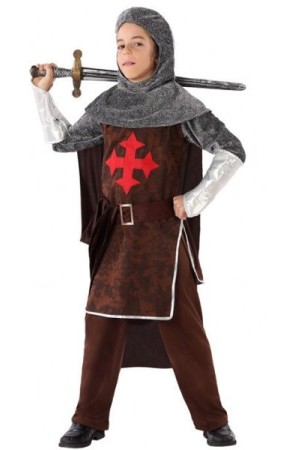 Disfraz de Caballero Medieval Cruzadas para Niños