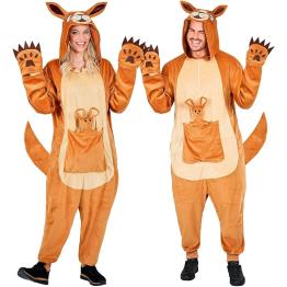 Disfraz de Canguro para Adulto – Mono de Peluche con Capucha