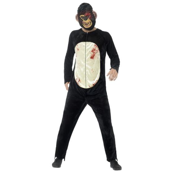 Disfraz de chimpancé zombi deluxe adulto Disfraz de chimpancé zombi deluxe adulto