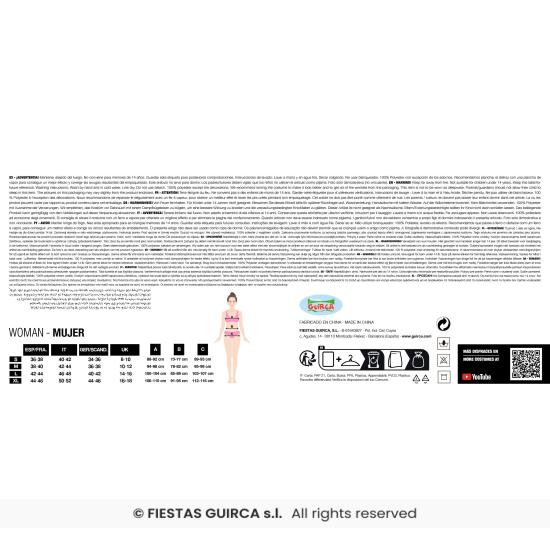 Disfraz de China Mandarina Roja para mujer