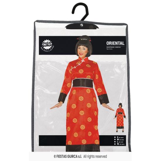 Disfraz de China Mandarina Roja para mujer