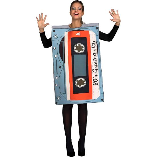 Disfraz de Cinta Cassette años 80 para adulto Retro