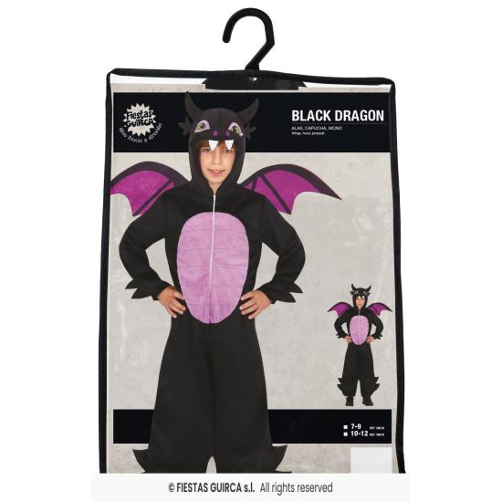 Disfraz de Dragón Negro Infantil