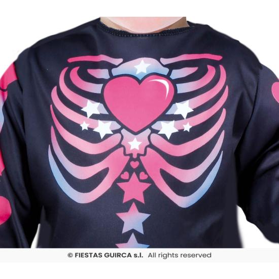 Disfraz de Esqueleto Rosa para Bebé Niña