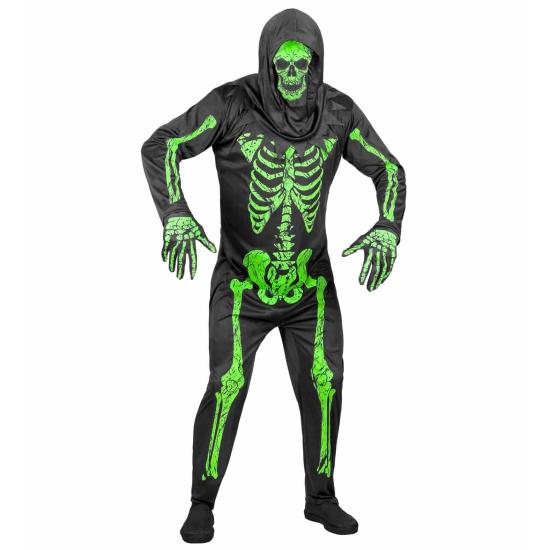 Disfraz  Esqueleto Verde Fluorescente talla adulto Disfraz  Esqueleto Verde Fluorescente talla adulto