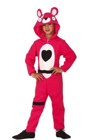 Disfraz de Fortnite Oso Rosa para niño