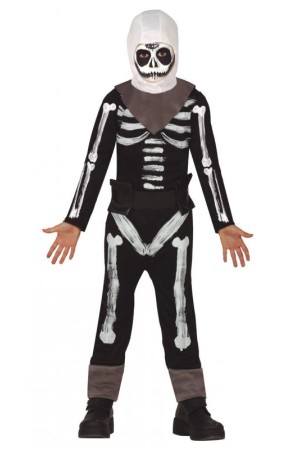 Disfraz de Fortnite Skull Trooper para niño