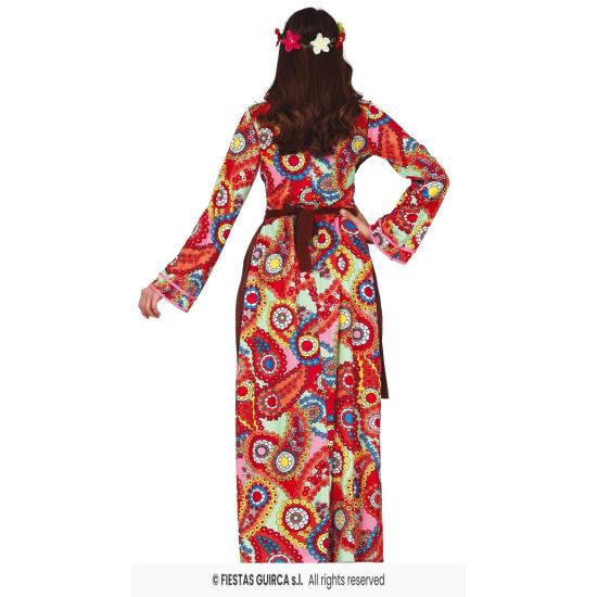 Disfraz de Hippie con Vestido Largo para Mujer **